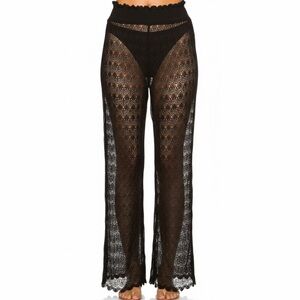 Waimari provenzel sheer lace pant small size